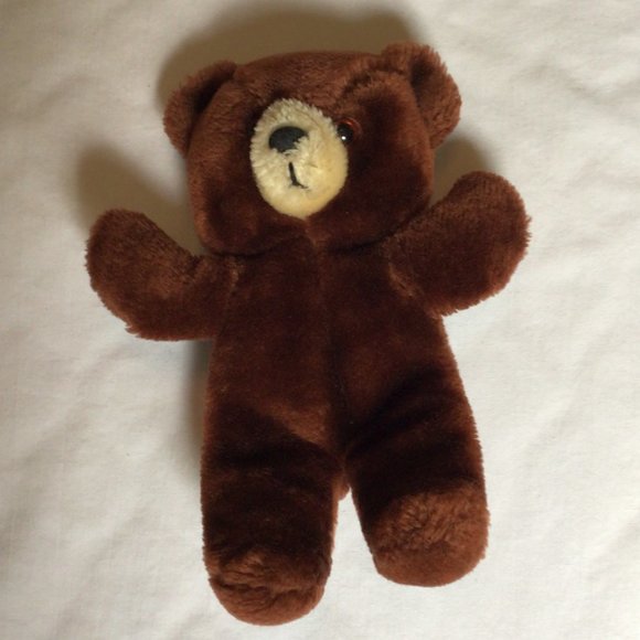 Small brown stuffed bear - Picture 4 of 6